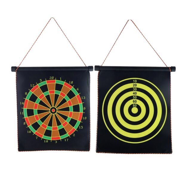 Magnetic Roll-Up Dartboard – Safe, Portable 12-Inch Set