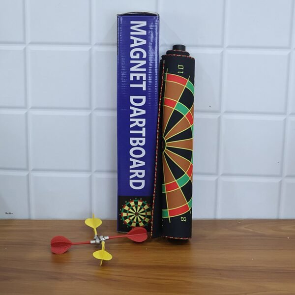 Magnetic Roll-Up Dartboard – Safe, Portable 12-Inch Set