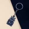 Mahakal Trishul Damru Metal Keychain – Durable Spiritual Accessory
