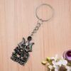 Mahakal Trishul Damru Metal Keychain – Durable Spiritual Accessory