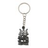Mahakal Trishul Damru Metal Keychain – Durable Spiritual Accessory