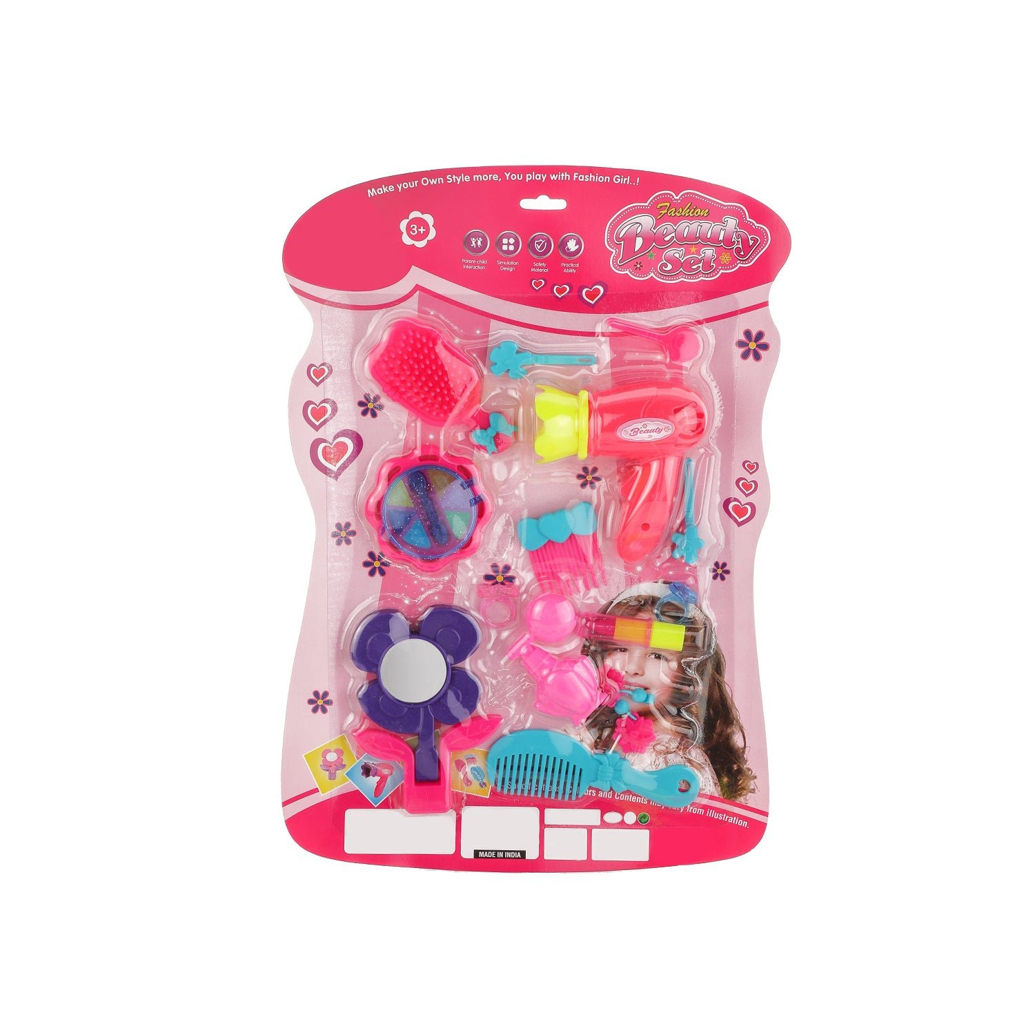 Kids Makeup Vanity Toy – Multicolour Pretend Play Beauty Suitcase | Aditi
