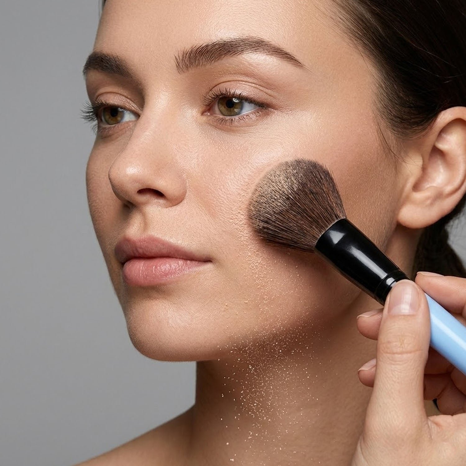 Professional Makeup Brush Set 4-in-1 for Face & Eyes