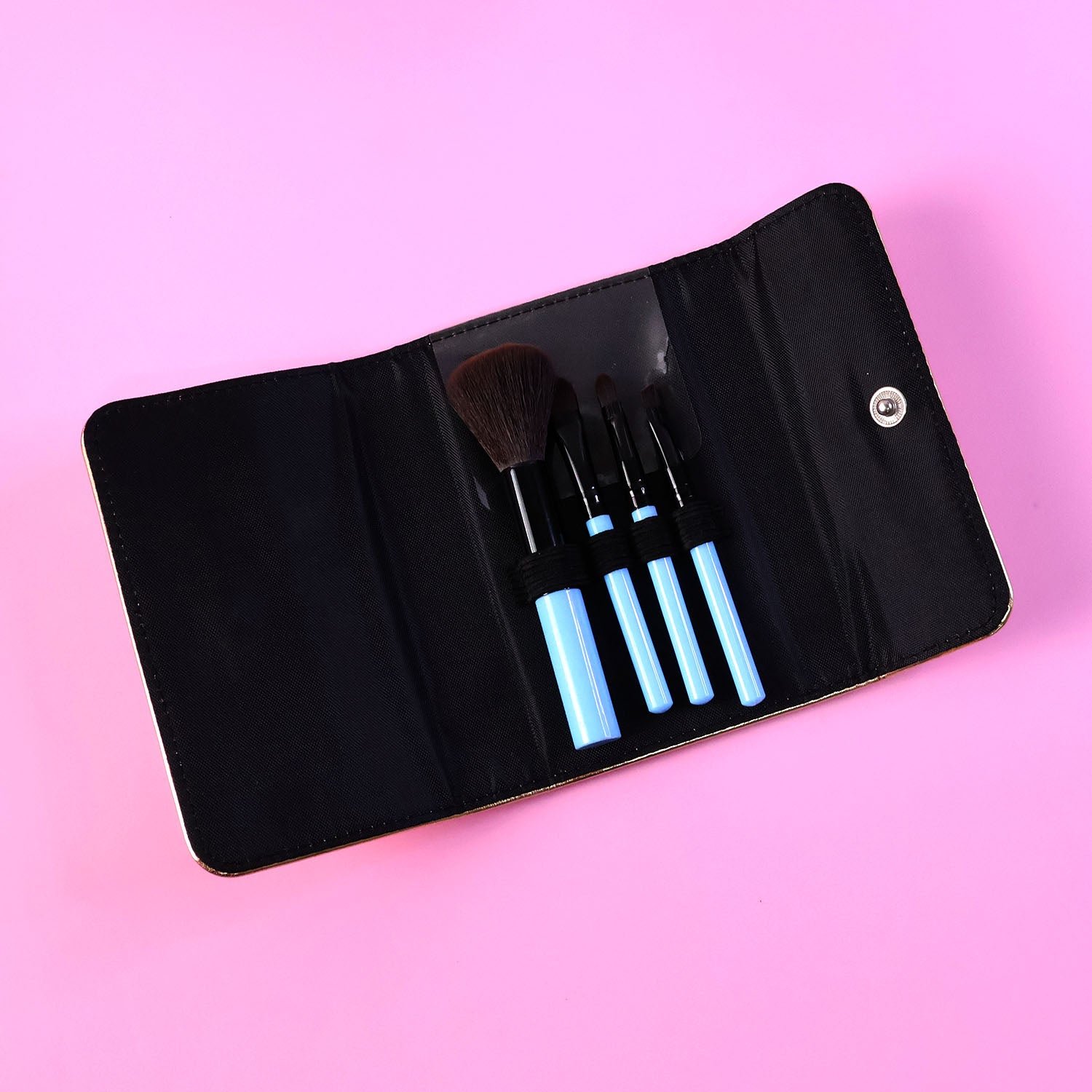 Professional Makeup Brush Set 4-in-1 for Face & Eyes