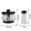 Revolving Plastic Spice Rack – 8 Jars with Rotating Stand