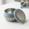 Mandala Metal Candle Container – Reusable & Vibrant Decor