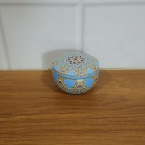 Mandala Metal Candle Container – Reusable & Vibrant Decor