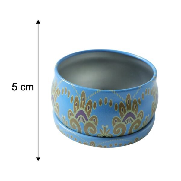Mandala Metal Candle Container – Reusable & Vibrant Decor