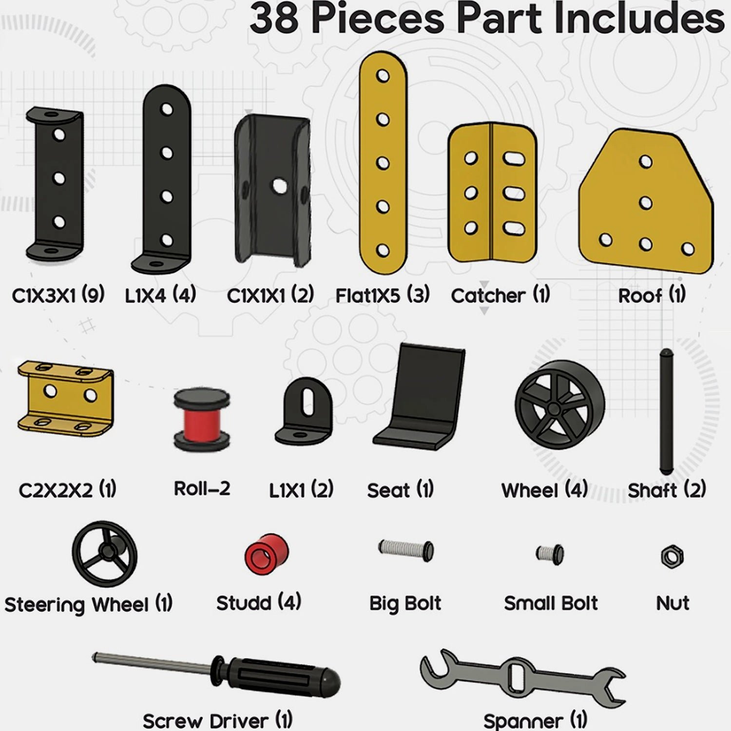 Mecha Racer STEM Kit – 5-in-1 DIY Construction for Kids 8+