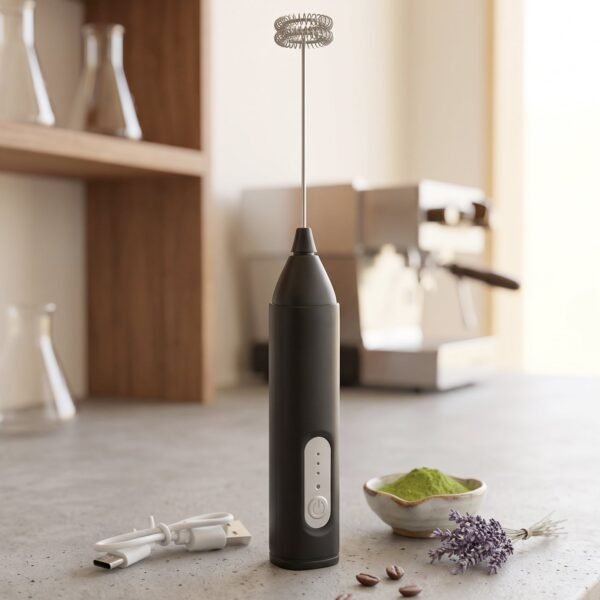 Handheld Electric Milk Frother Battery Coffee Foam Maker Whisk Mixer (1 Pc)