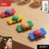 Candy Hair Clips – Cute Colorful Snap Accessories for Girls