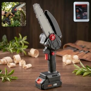 Mini Cordless Electric Chainsaw – Portable & Powerful for Garden Tasks