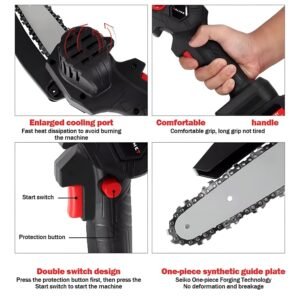 Mini Electric Chainsaw – Cordless Rechargeable Handheld Cutter