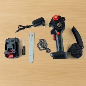 Mini Electric Chainsaw – Cordless Rechargeable Handheld Cutter