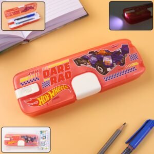 LED Light Pencil Box for Kids – Cartoon Design & Organizer