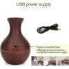 Mini Wooden Humidifier – Ultrasonic Mist Diffuser with LED | Indo Glow