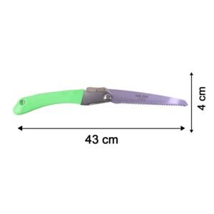 MiniFoldingSaw-size Folding Saw – Sharp 210mm Stainless Steel Blade for Pruning & Outdoor Use