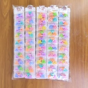 Hair Clips for Girls – Colorful Mini 3-Piece Set | Calm & Curl