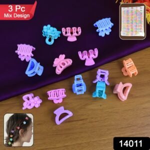 Hair Clips for Girls – Colorful Mini 3-Piece Set | Calm & Curl