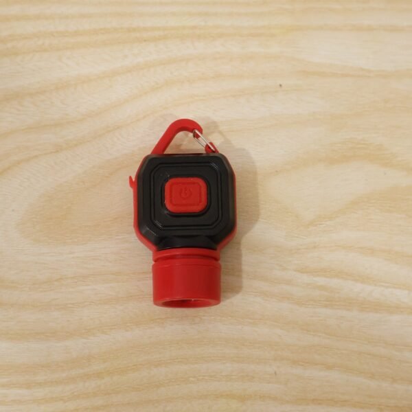 Travel LED Flashlight Keychain with Carabiner Clip 5 Mode COB Torch (1 Pc)