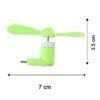 MiniUSBFan-size.jpg Mini USB Fan Portable Mobile Phone Plug In Cooling Fan Soft Blades (1 Pc)