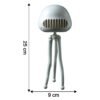 Handheld Mini Fan with LED Star Projector & Flexible Tripod Stand