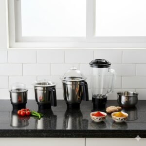 1 HP Heavy Duty Mixer Grinder – Powerful Grinding with 4 Jars
