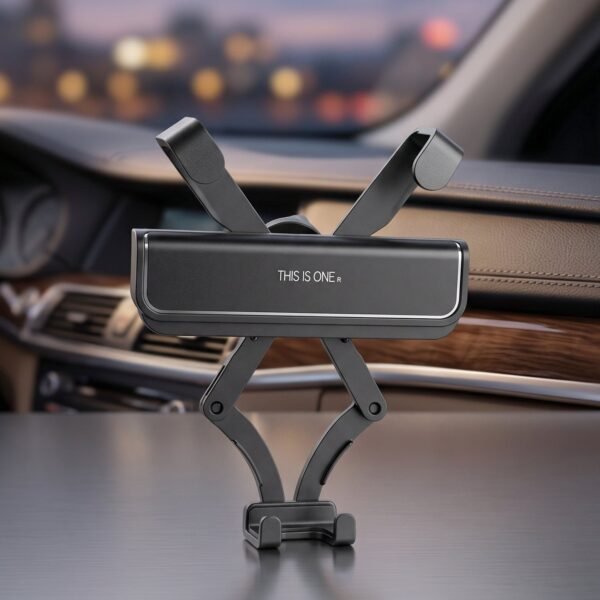Plastic Car Mobile Phone Holder Air Vent Mount 360 Degree Rotating (1 Pc)