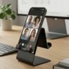Foldable Metal Mobile & Tablet Stand – Sturdy and Portable Design