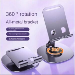 Foldable Mobile Stand – 360° Rotatable & Adjustable |