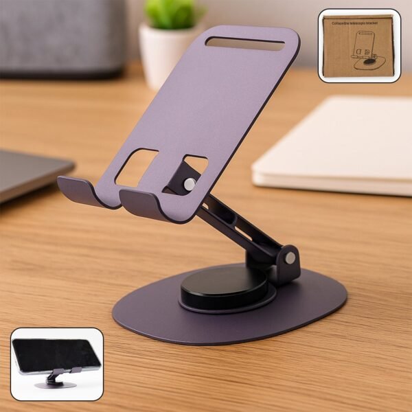 Foldable Mobile Stand – 360° Rotatable & Adjustable |