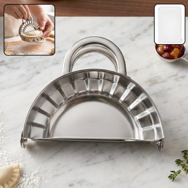 Stainless Steel Dumpling & Gujiya Maker – Durable & Easy to Use