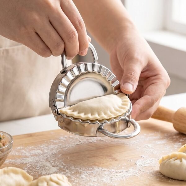 Stainless Steel Dumpling & Gujiya Maker – Durable & Easy to Use