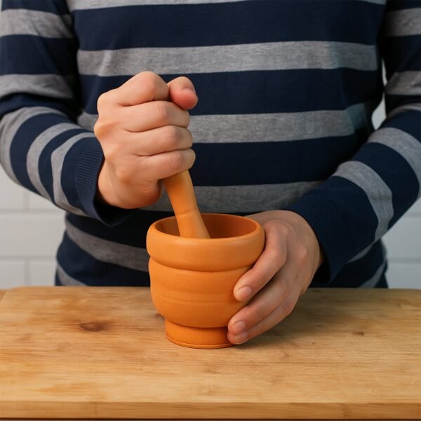 Plastic Mortar & Pestle Set – Unbreakable & BPA-Free