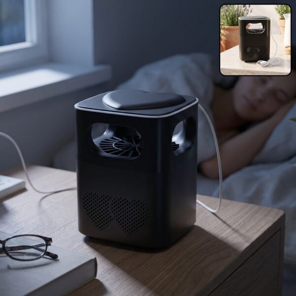 USB Electric Mosquito Killer Trap Lamp with Suction Fan for Bedroom (1 Pc)