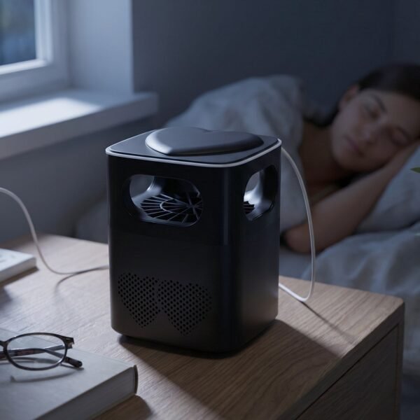 USB Electric Mosquito Killer Trap Lamp with Suction Fan for Bedroom (1 Pc)