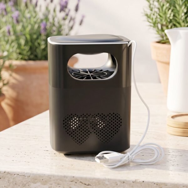 USB Electric Mosquito Killer Trap Lamp with Suction Fan for Bedroom (1 Pc)