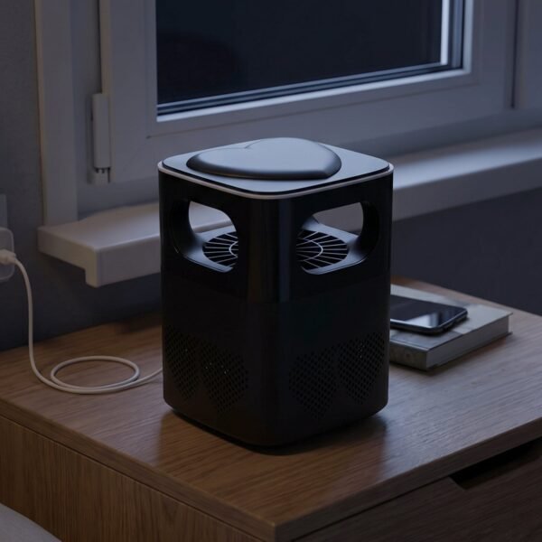 USB Electric Mosquito Killer Trap Lamp with Suction Fan for Bedroom (1 Pc)