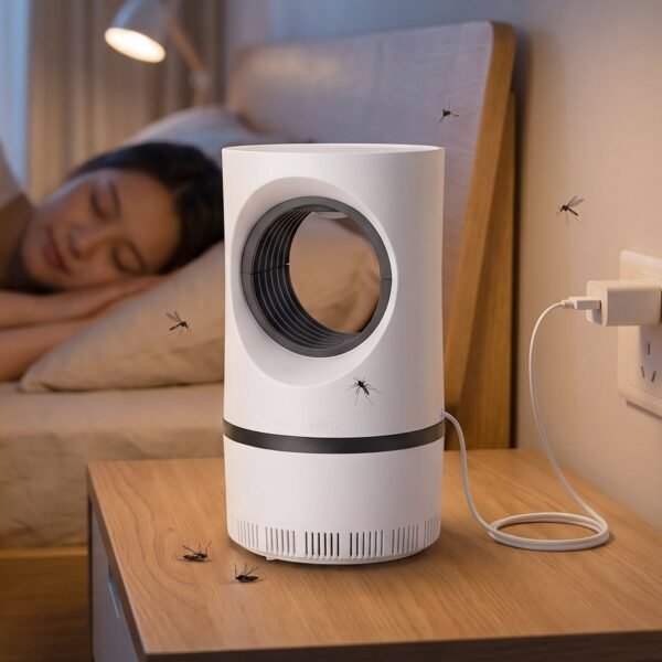 Electric USB Mosquito Killer Lamp – Silent Indoor Suction Trap