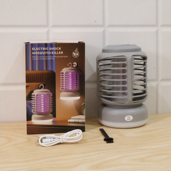 Electric Shock Mosquito Killer Lamp – Rechargeable UV LED Zapper