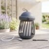 USB Rechargeable Electric Shock Mosquito Killer Lamp for Indoor Use (1 Pc)