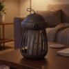 USB Rechargeable Electric Shock Mosquito Killer Lamp for Indoor Use (1 Pc)