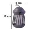 USB Rechargeable Electric Shock Mosquito Killer Lamp for Indoor Use (1 Pc)