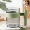 Transparent Plastic Cup with Handle Reusable Water Tea and Coffee M...