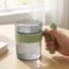 Transparent Plastic Cup with Handle Reusable Water Tea and Coffee M...
