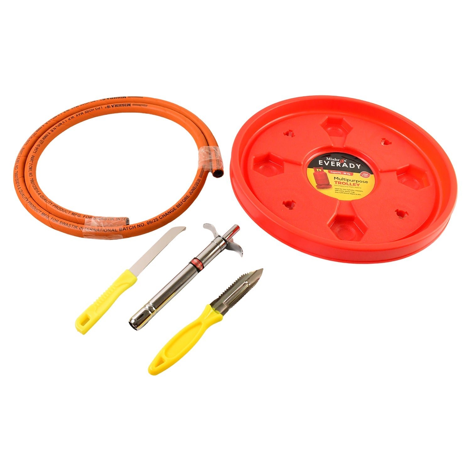 LPG Kitchen Combo Set – 5-Piece Gas Stove Kit | Mishra's