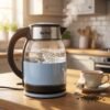 Suta Electric Glass Kettle 2 Litre Stainless Steel Hot Water Boiler for Tea (1 Pc)
