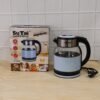 Suta Electric Glass Kettle 2 Litre Stainless Steel Hot Water Boiler for Tea (1 Pc)