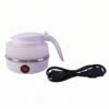 Collapsible Travel Electric Kettle 600ml Foldable Silicone Water Boiler (1 Pc)