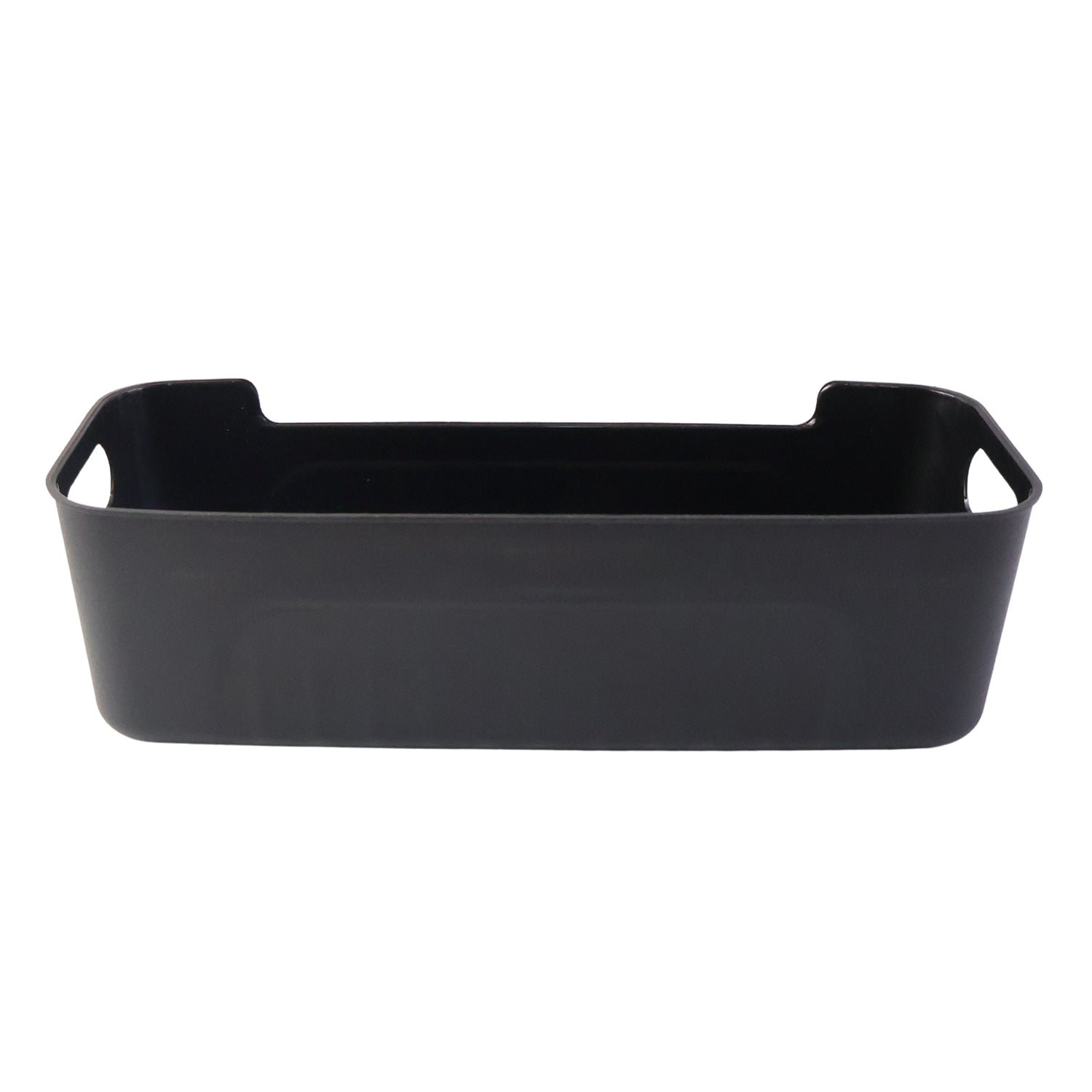Multi-useBox-04_a2b7ded6-46c2-47df-81bf-e3e2d29b9699 Black Plastic Storage Basket Tray – 4-Piece Stackable Organizer